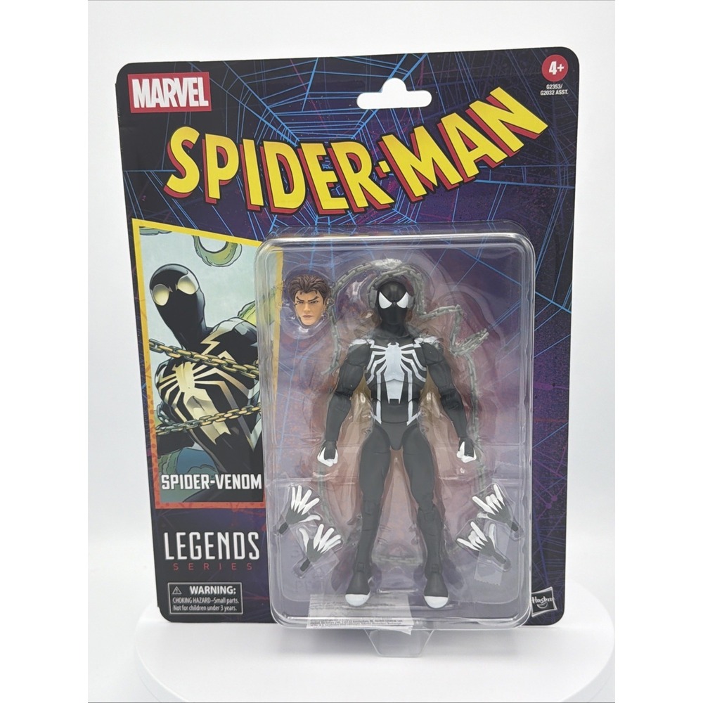 Hasbro‎ Marvel Legends Spider-Venom 6" Black Suit Symbiote Figure NIB